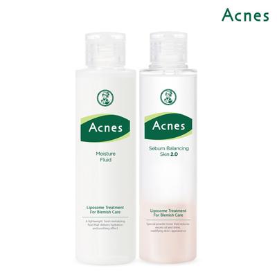 Acnes Sebum Balancing Skin 200ml + Feuchtigkeitsfluid 150ml, 1 Stück