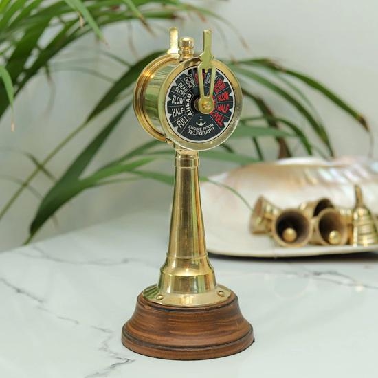 Miniature Brass Engine Room Telegraph Nautical Decor Home Decor Birthday Gift