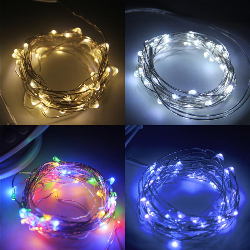 Starry LED String Lights: Decorative Battery-Operated Copper Wire Lights for Festivals and Room Décor