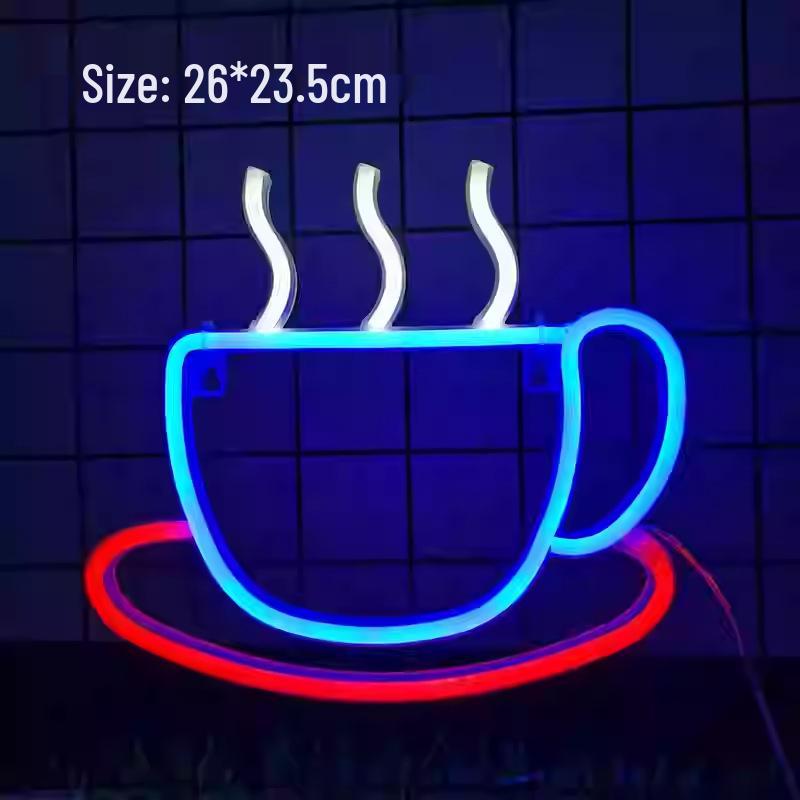 LED Neon Butterfly & Planet Wall Light - Decorative E-sports, Bar, and Photo Prop Night Light