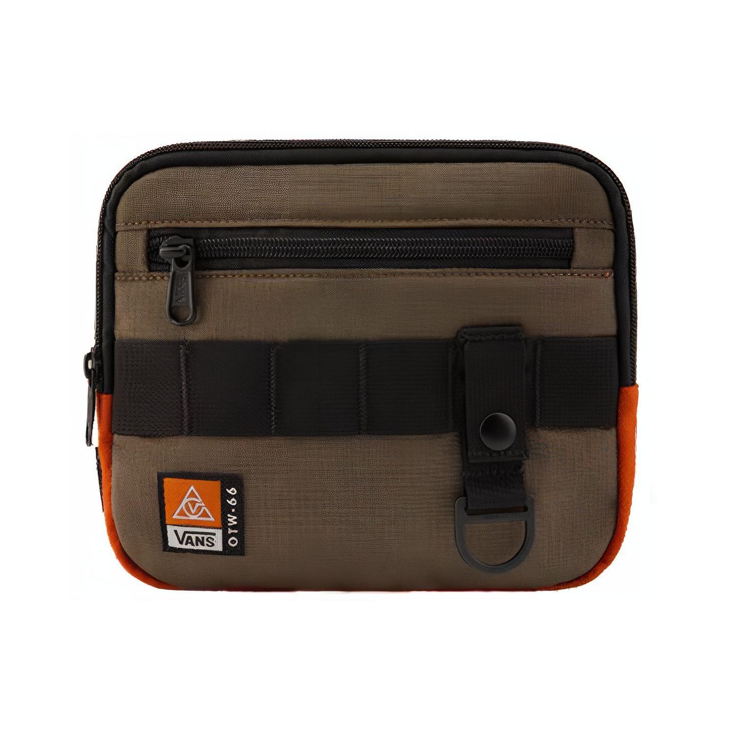 Vans Fashion Casual Zipper Shoulder Bag Unisex Shoulder Bag Brown VN0A4RUH1LE Brown