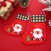 Christmas Stocking Decoration Snowman Small Bell Christmas Eve Children's Candy Gift Bag 6pc