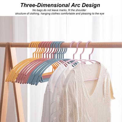 5Pcs Kleiderbügel Starke Last Lager Wohnheim Liefert Anti-brechen Nahtlose Closet Organizer Kleiderbügel Praktische Trockene Kleidung Ergonomische