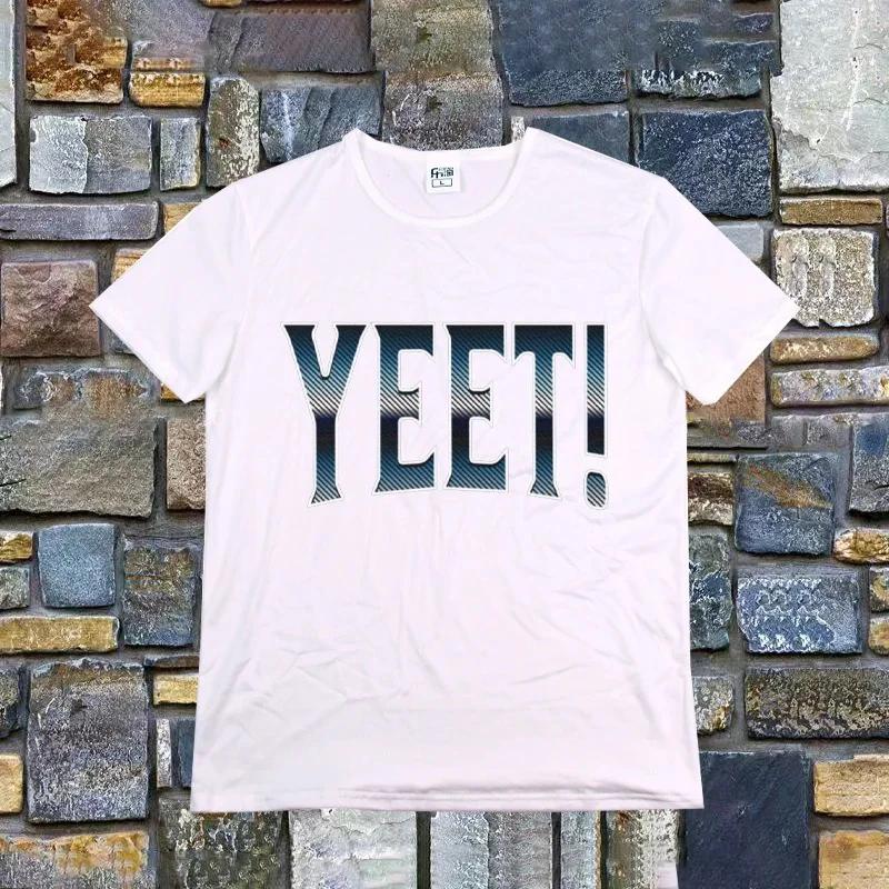 Retro Tričko Jey Uso Yeet Vtipné citáty Wresting Lovers Grafické tričko Měkké Unisex Tričko s výstřihem do O Letní tričko Módní topy