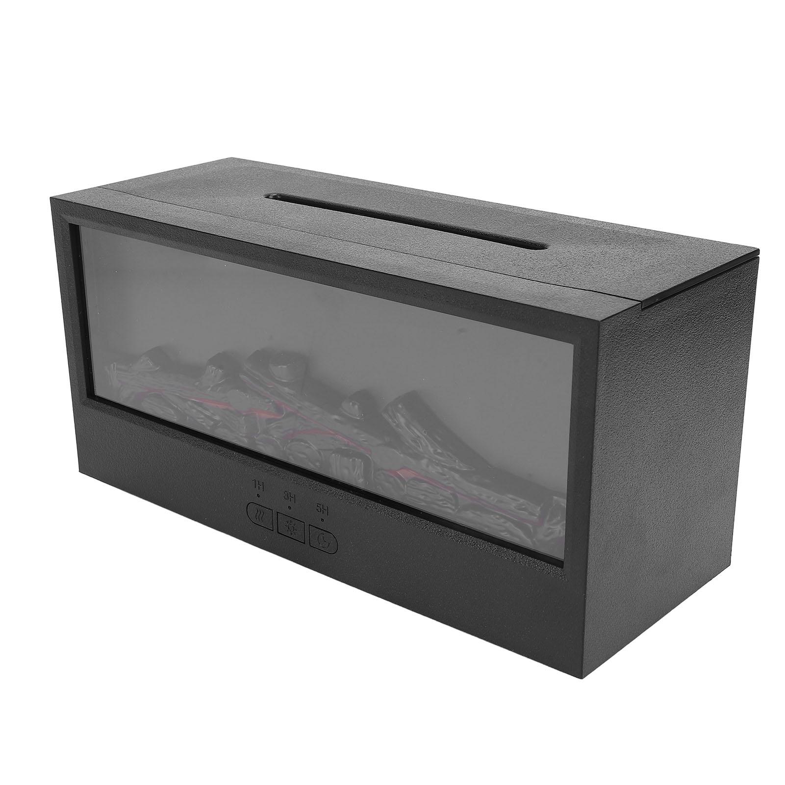 3D Диффузор Эфирных Масел с Огнем Камин 150 мл Цветной Огонь USB Тихий Ароматерапевтический Диффузор Увлажнитель с Таймером