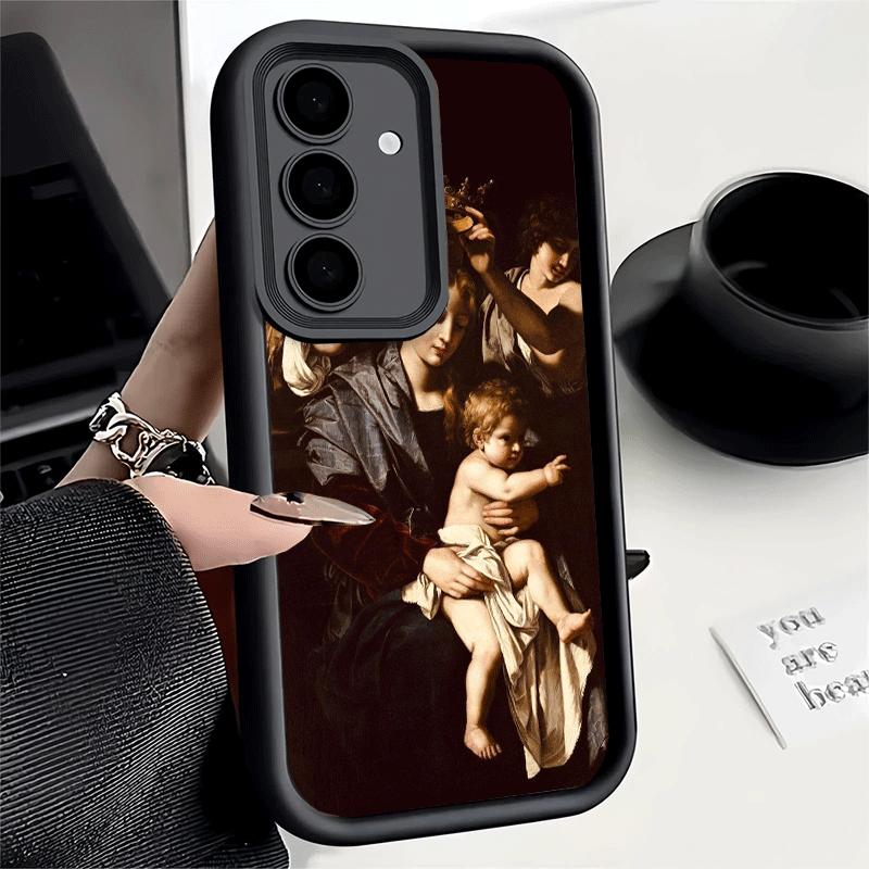 

Phone Case for Samsung Galaxy S26 S25 Ultra S24 FE Renaissance Aesthetics Art Painting Shell S23 Plus S22 + S21 S20 5G Soft Sili Samsung S25