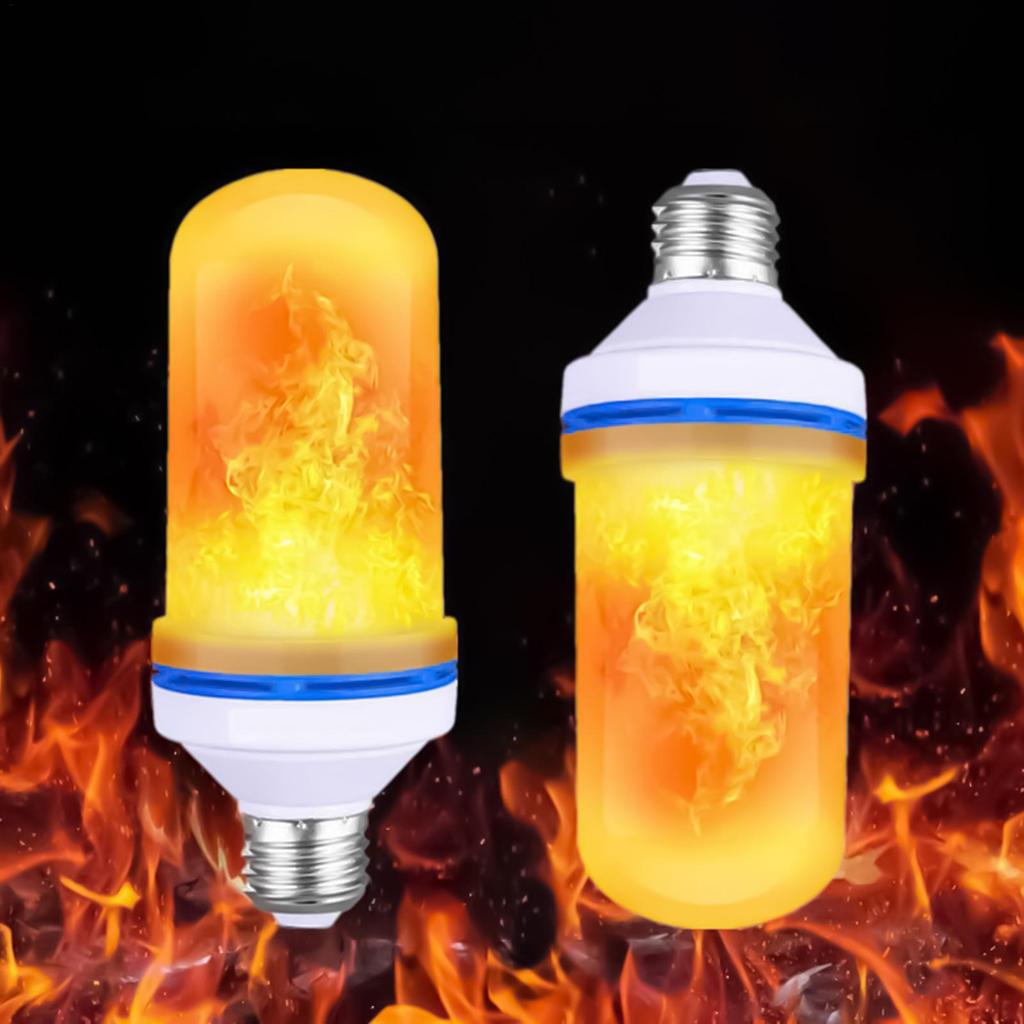E27 LED Flame Light Bulb Yellow Flame Light Decorative Lamp For Outdoor Home Restaurant Wedding Living Room Porch Patio festival
