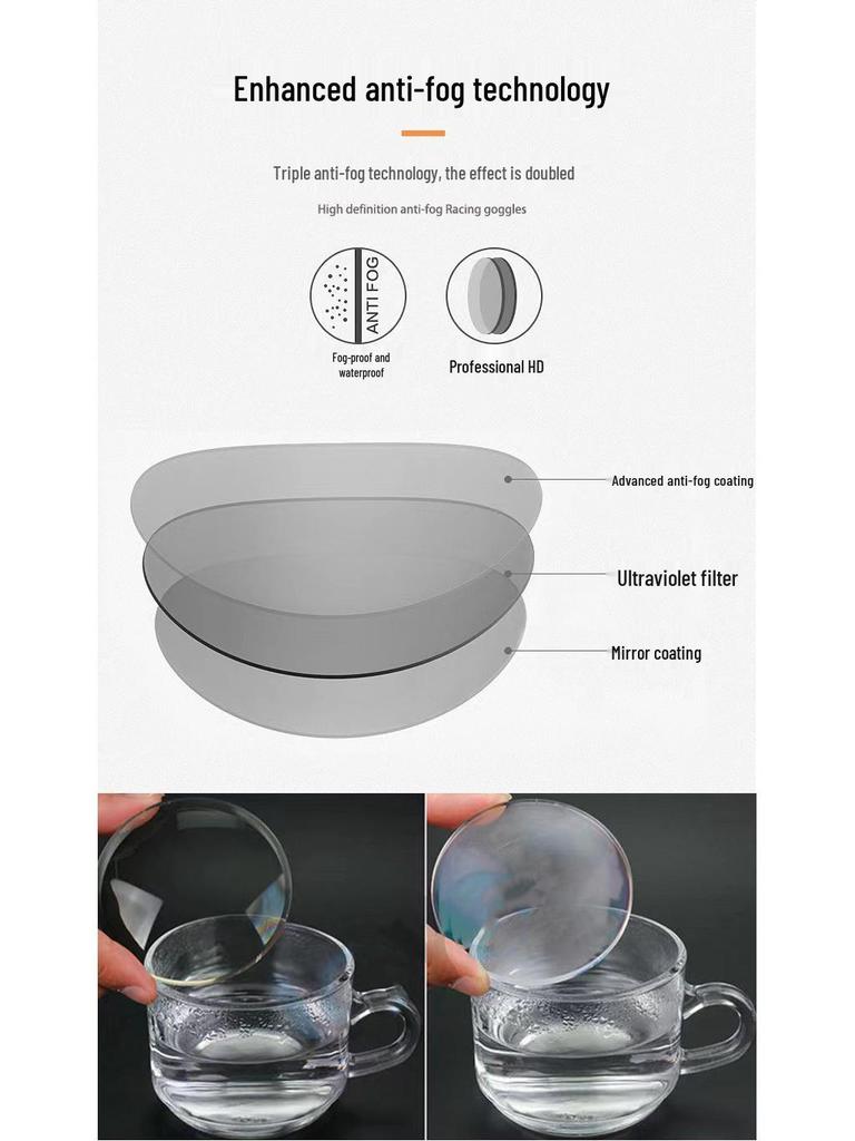 High-Definition Waterproof Anti-Fog Swimming Goggles - Unisex Casual & Professional Style