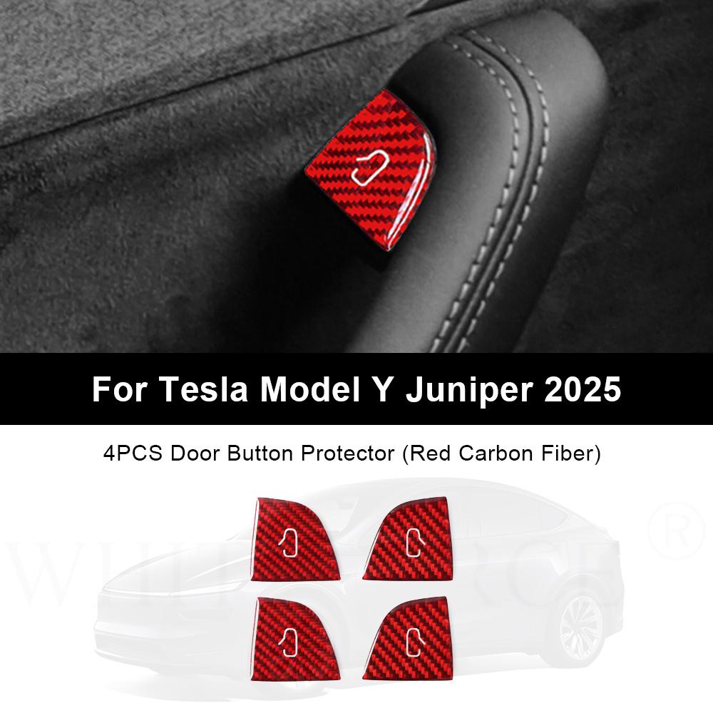 For Tesla Model Y Juniper 2025 Car Gear Shift Cover Steering Wheel Lever Protection Steering Wheel Gear Shifter Protector Cover