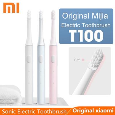 Xiaomi Sonic Elektrische Zahnbürste T100 Erwachsene Mi Zahnbürste Gesunde bunte USB wiederaufladbare wasserdichte Ultraschall-Automatikzahnbürste