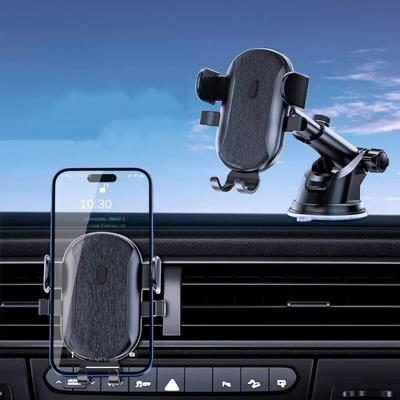 Car Phone Holder Cell Phone Mount for Car Dashboard Windshield Automobile Cradles Dash Stand Bracket for IPhone 14 13 12 Android