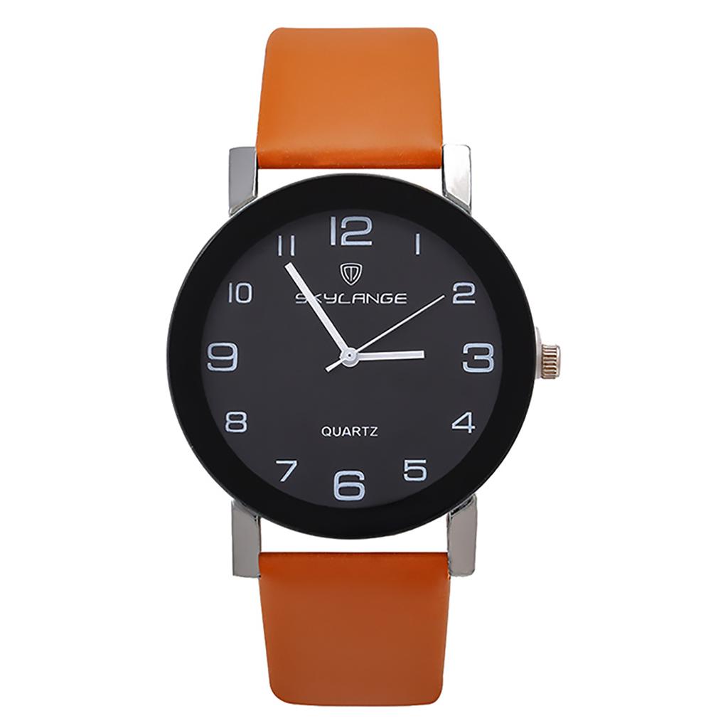 Orologio semplice in pelle bianca Orologi da donna Orologio da polso analogico casual al quarzo