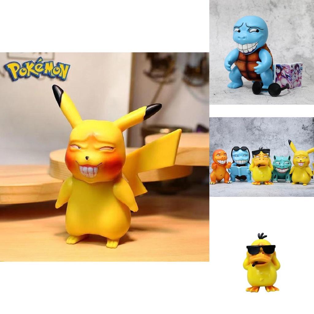 Unique Pokemon Pikachu Figure With Obnoxious Expression Perfect For Collectors