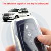 Klare transparente TPU Smart Key Hülle für Toyota Mirai Hilux Land Cruiser Lc200 Venza Sienna Tundra Zubehör