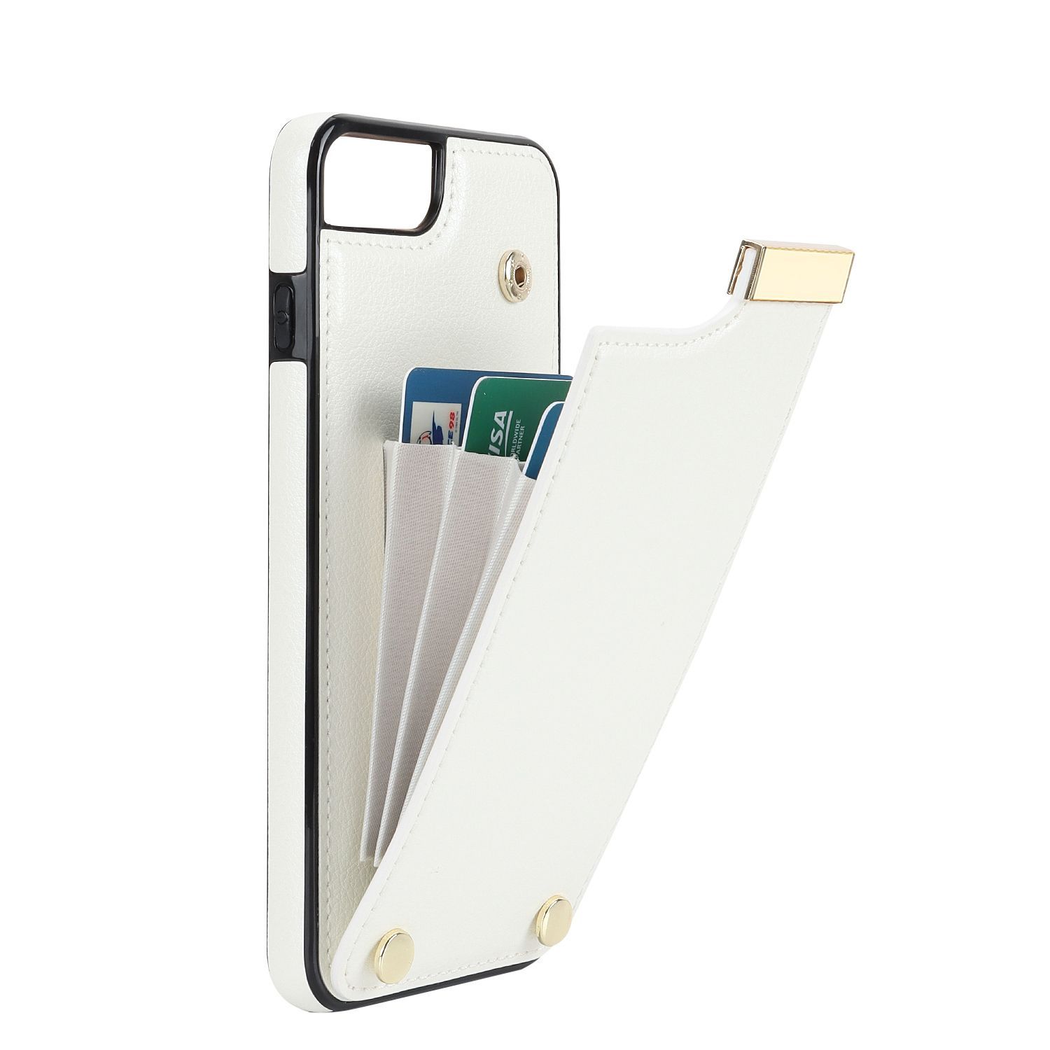 

[Organ Card Pack] Applicable to Apple 16ProMax Card Pack Back Cover Wallet Type Mobile Phone Case iPhone15/14/13 Explosive Protective Case Apple SE4