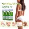 Roll On Refill Hair Removal Wax Painless Depilatory Wax Roller Aloe Wax Body Hair Removal For Any Roll On Wax Warmer Cartridge