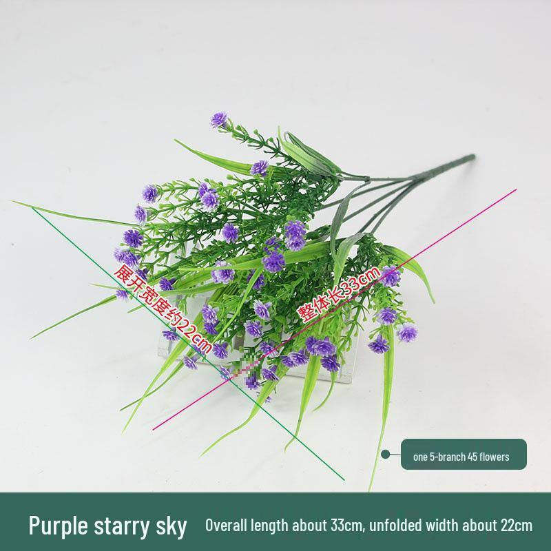 Artificial Green Wall with Flowers and Grass for Indoor/Outdoor Decoration