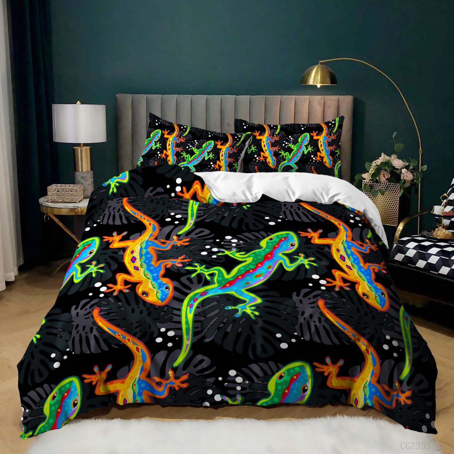 

Whale Duvet Cover Set Colourful Pattern Sea Life Jellyfish Bedding Set King Queen Twin Size Comforter Cover For Kids Boys Girls (135x200cm)