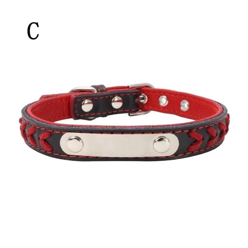 Hand Woven Leather Pet Collars Personalized Collars For Cats And Dogs To Prevent Them From Getting Lost Pet Woven Collar Gifts