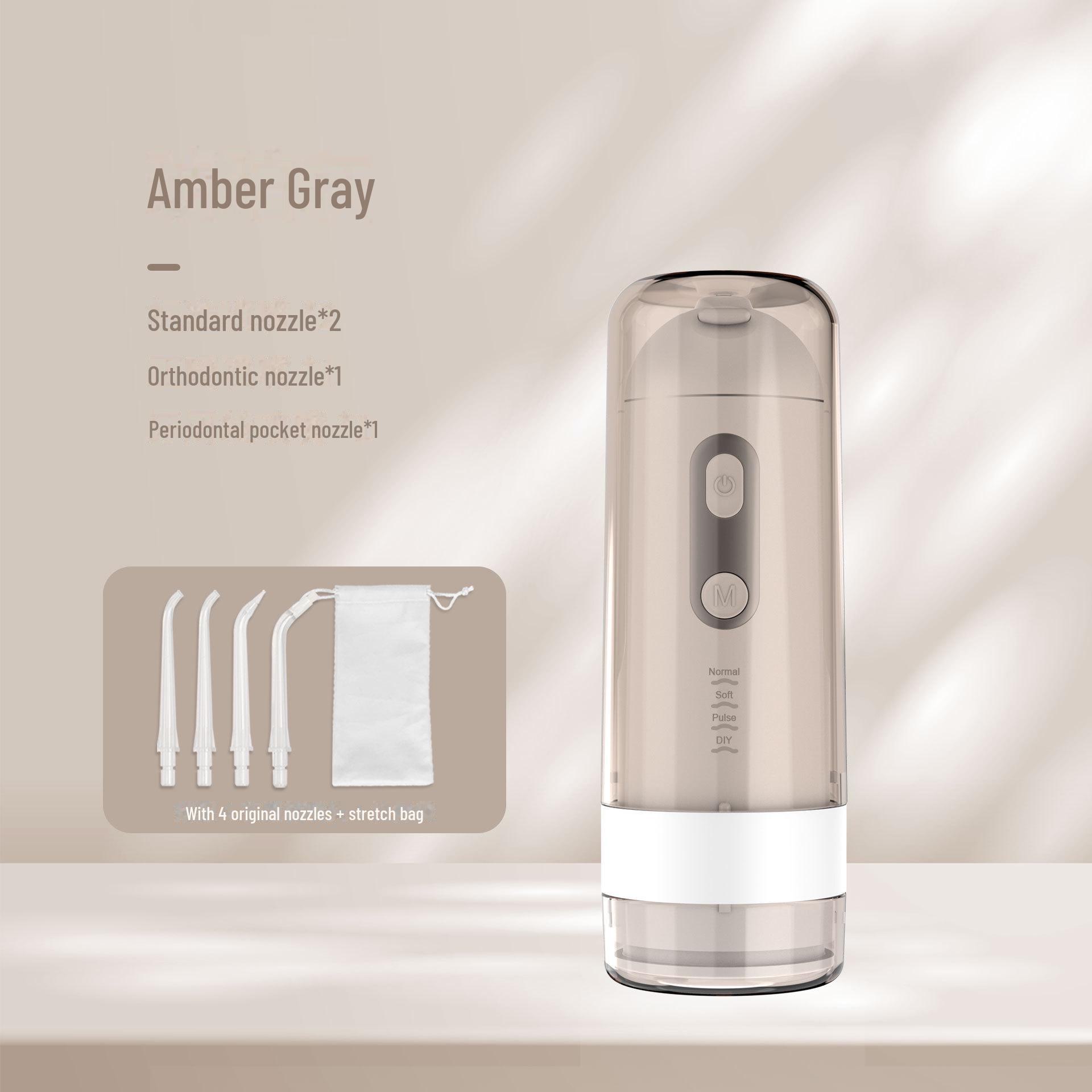 

Портативный ортодонтический ирригатор - мини-электрический ирригатор для зубов для использования за границей CY-1911 Standard янтарь/серый