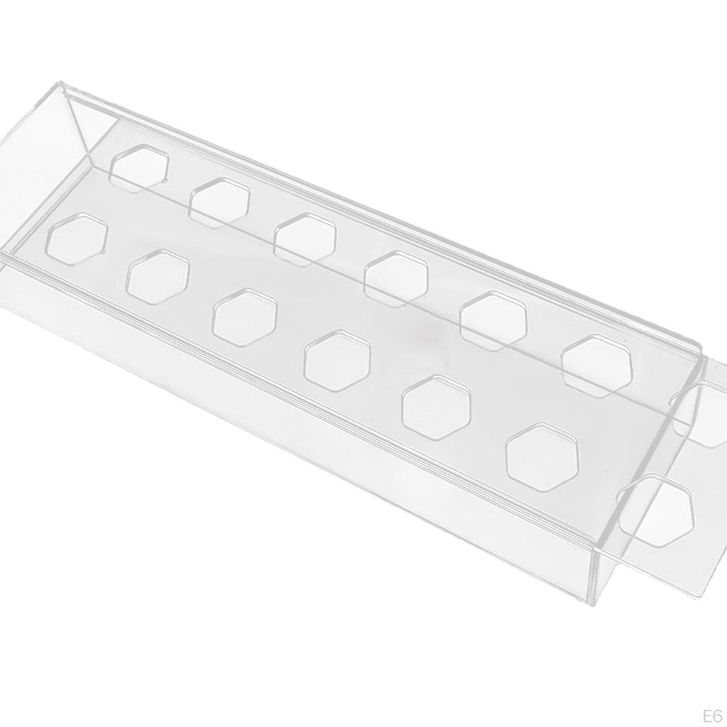 Acrylic Flower Vase Rectangular Bud Plant Holder Modern Floral Vases Decorative Art