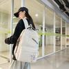 Schoolbag Student School Bag 1011 New Simple Harajuku Large Capacity Backpack Junior High School Student Casual Handbag