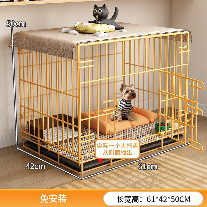 Medium Dog Crate for Labrador Golden Retriever Large Pet Cage with Removable Tray Portable Indoor Outdoor Dog House Kennel
