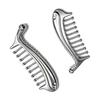 Manual Scalp Massager Head Comb Stainless Steel Portable Gua Sha Facial Tool for Blood  Stress Relief