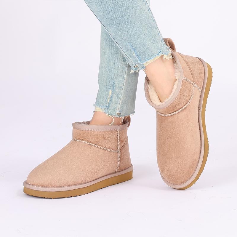 Fashion Smile Fashion Ankle Boots For Women Winter New Boots Non-slip Platform Outdoor Cotton Slippers Leisure Soft Sole Warm Snow Boots
