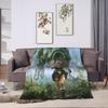 T-Tomb Raiders Plush Blanket Kids  Flannel Throw Blanket For Home Decor Soft Custom Quality Bedspread Gift