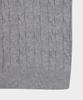 BROOKS BROTHERS Cotton Cable Polo Short Sleeve Sweater (Grey) (Bbwtmo204Awfm)
