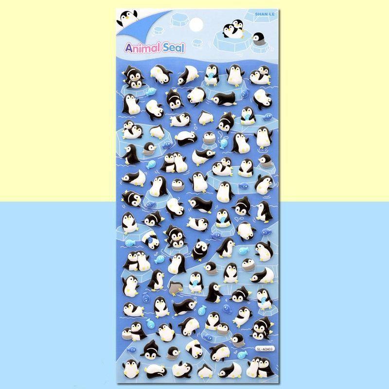 1 stk Kawaii Søt Liten Skum 3D Dekorativt Dyr Skrivesaker Klistremerker Scrapbooking DIY Dagbok Album Klistremerke