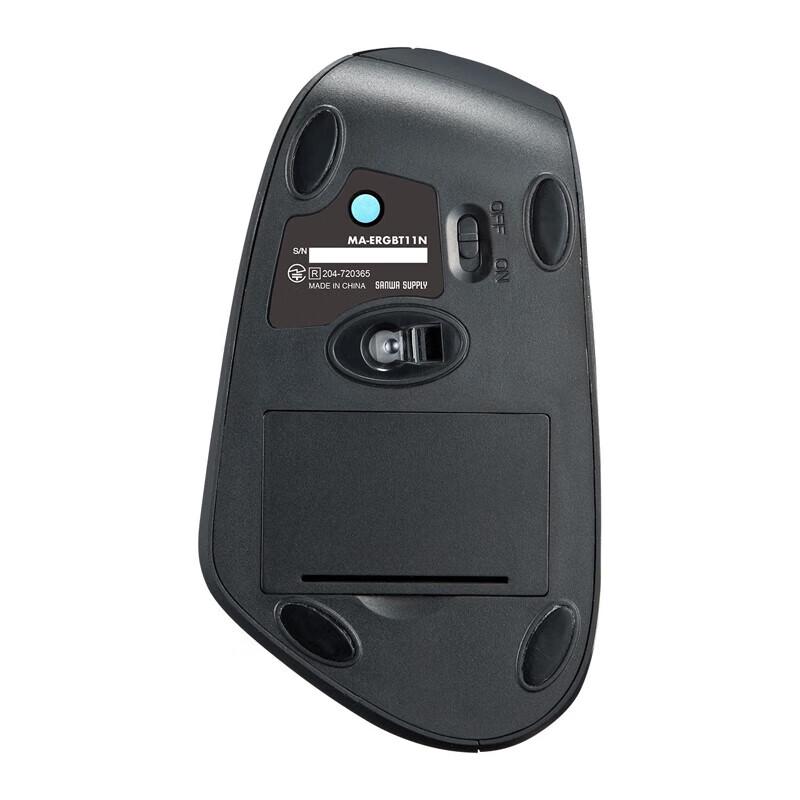 Sanwa Silent Bluetooth Ergonomic Mouse