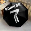 Ronaldo's Legacy: Number Journey Folding umbrella Suitable for all seasons durable printing Three folds Umbrella