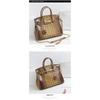 Commercio estero nuova borsa in pelle atmosferica platino borsa a mano con motivo a spina di coccodrillo borsa a spalla singola crossbody alla moda borsa grande da donna