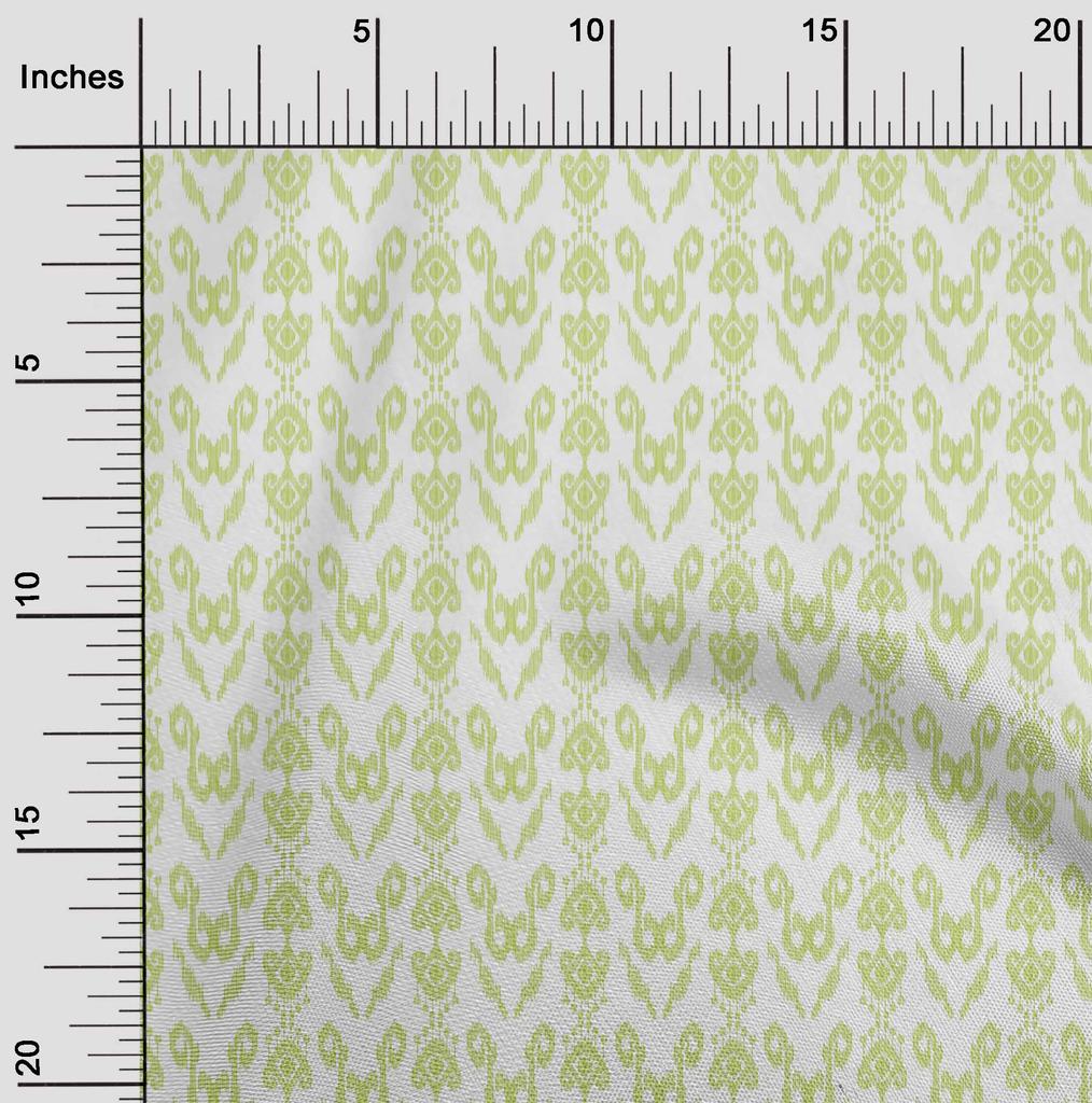 oneOone Cotton Flex Fabric Ethnic Ikat Decor Fabric Printed BTY 40 Inch Wide