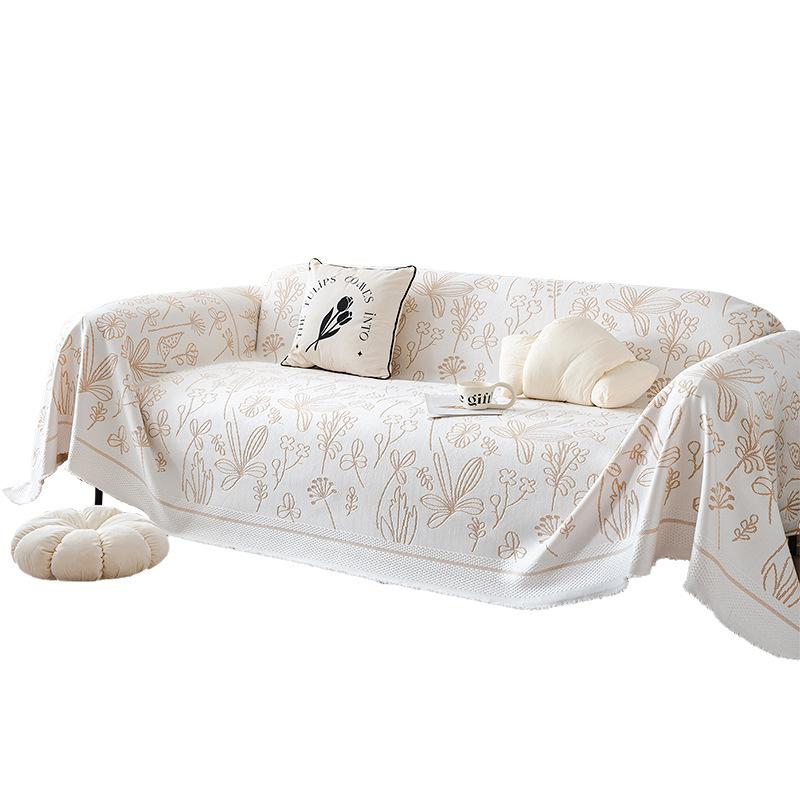 Sofa Towel All-Inclusive Sofa Cover Summer Cool Breathable One-Piece Sofa Large Cover Cloth Cushion