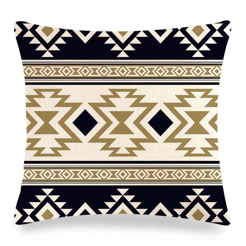 Smooth Geometric Abstraction Digital Printing Short Plush Pillow Covers For Car Sofa Office Cushion Cover Home Goods 60X60Cm