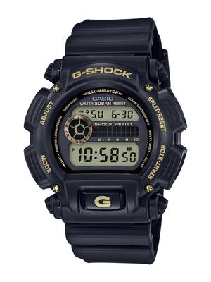 Quartz Hars Sport Heren "G-Shock" Horloge, Zwart/Goud