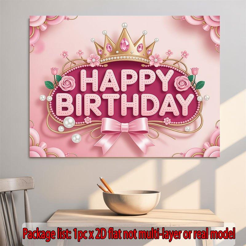 Party Backdrop Crown Flat Roses Events Wedding Coming Ceremony Four Season Event Photo Background Front Door Decor