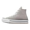 Converse Chuck Taylor All Star Lift Scarpe di Tela Alte Comode e Morbide Sneaker Unisex Grigio A07346C