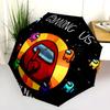 1 PC Automatic Folding Umbrella - Among Us Custom Name Pattern, Portable & Foldable Design with 8 Ribs, Christmas Birthday Gifts