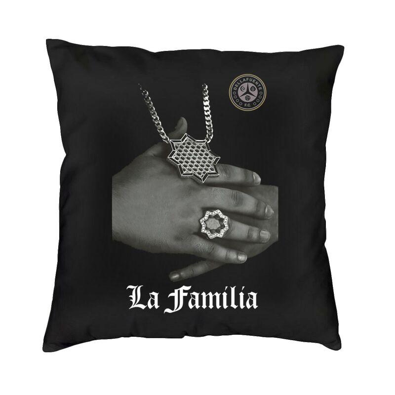 Vibrant Dellafuente Square Throw Pillow Cover Decoration 3D Double Side Printing Spanish Rapper Cushion Cover for Sofa 30x30cm 12x12in