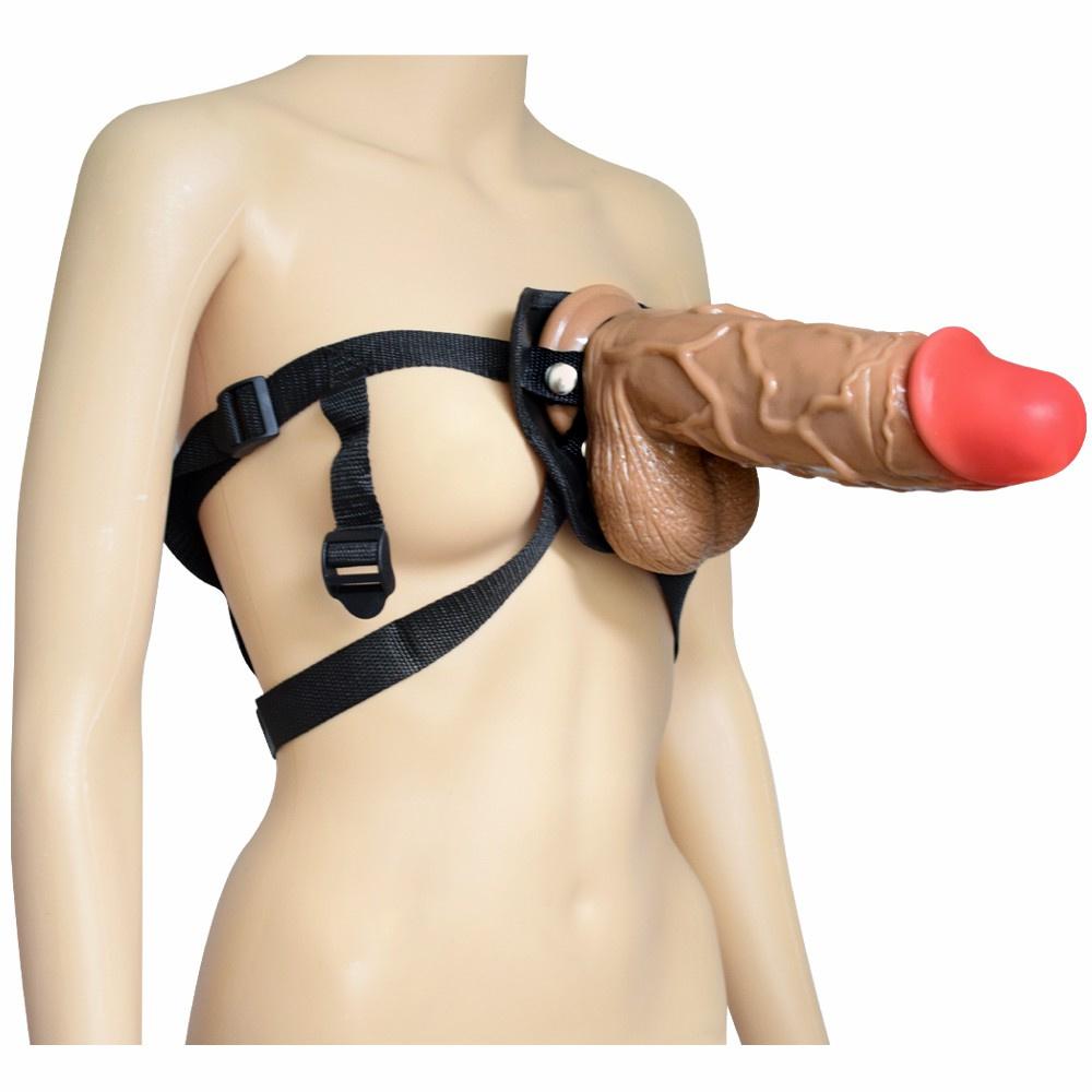 Wearable Leather Panties Dragon Dildo for Anal Plug Fisting Sex Toy Femdom Slave Big Penis BDSM Realistic Dick