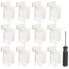 Wardrobe Shelf Bracket-12 Pcs