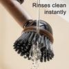 Pot Brush Ergonomic Grip Long Handle Kitchen Cleaning Brush with Built-in Detergent Dispenser Cutlery Stove Sink Cleaning Tool
