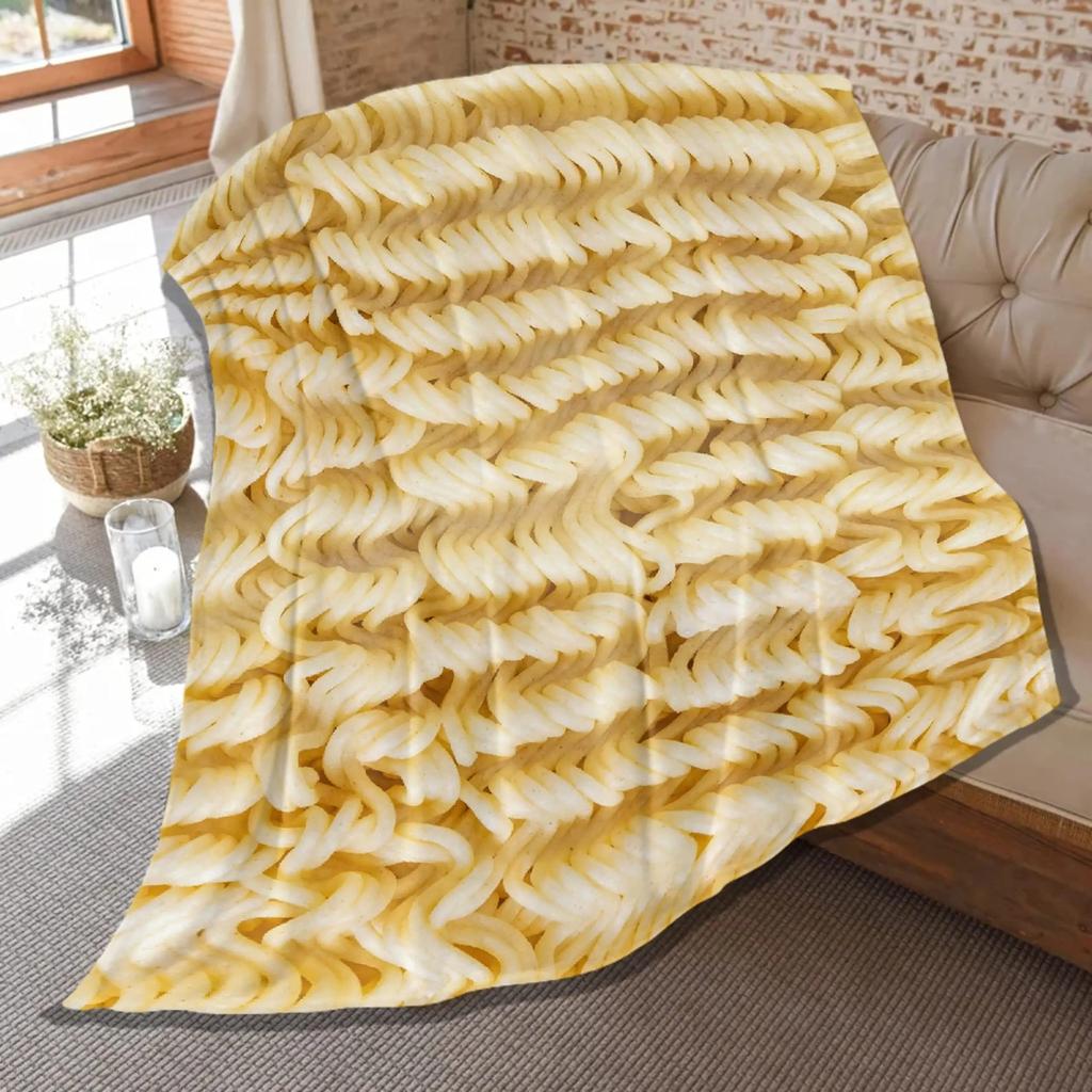 3D Print Sugar Food Cookie Pattern Flannel Throw Blanket King Queen Size for Bed Living Room Couch Sofa All Season Warm Blanket