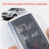Clear Transparent Tpu Car Smart Key Cover Case For Land Rover Range Rover Sport Evoque Velar Discovery Defender 90 110 Jaguar