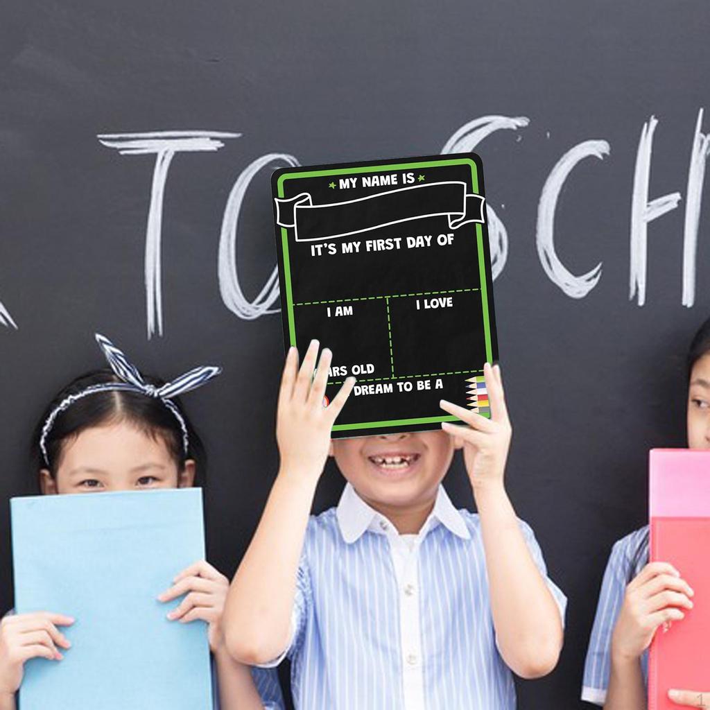 First and Last Day of School Board Back To Sign Party Decorations Photo Prop Multipurpose