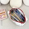 Quilted Cott Ladies Travel Storage Bag Retro Cherry Women's Cosmetic Bags Cute Design Girls Pencil Case Makeup Bag Handbags